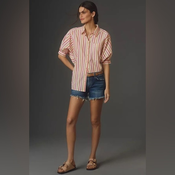 Pilcro Painter Buttondown Shirt - 2X - Picture 4 of 10